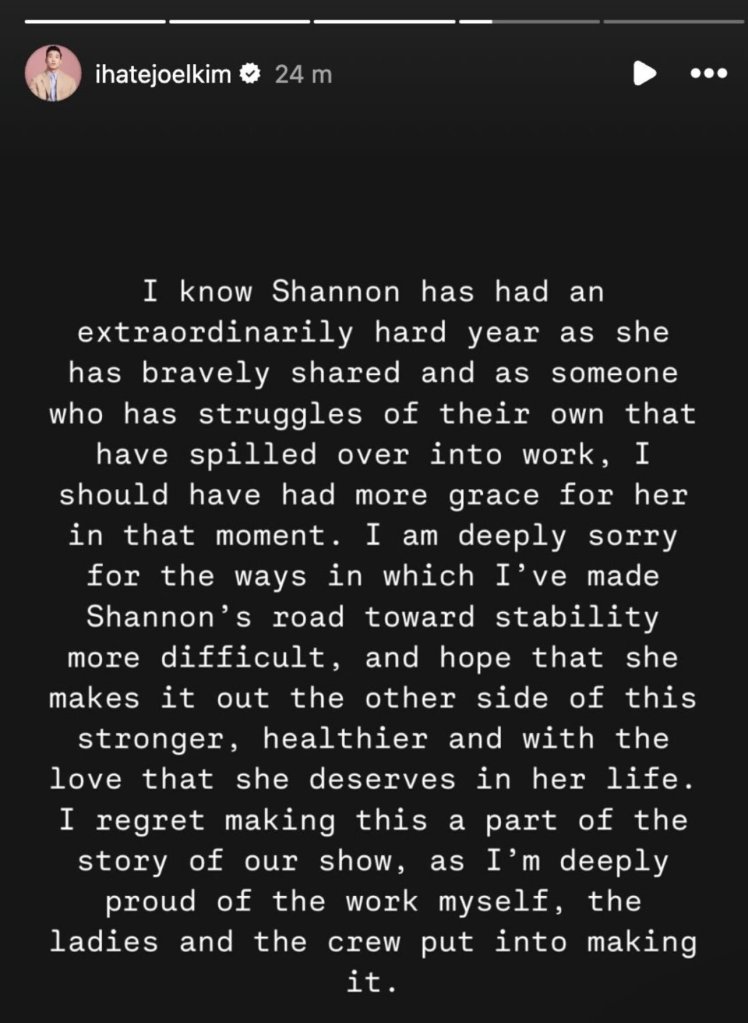 Joel Kim Booster adreson sharjet e tij në Instagram për Shannon Beador