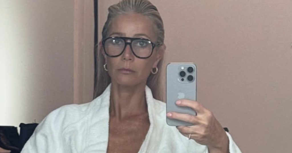 Gwyneth Paltrow i veshur me të brendshme dhe këmishë e palidhur meriton shikim të dytë