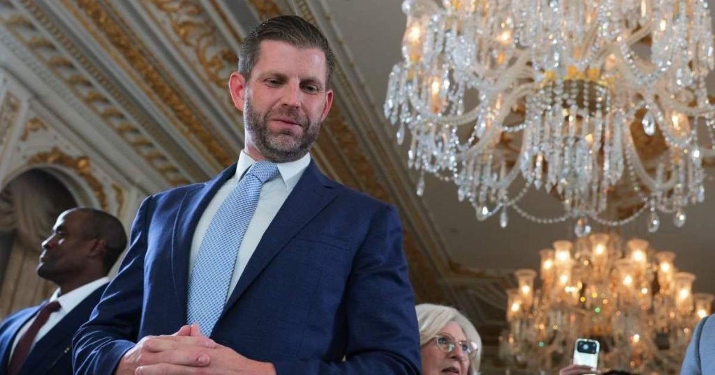 Eric Trump i quan pamjet e diskutueshme të ekranit "plotësisht të rreme"