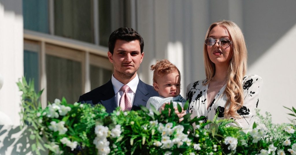 Minifustani i dasmës së Tiffany Trump paraqet një detaj të fortë të dukshëm